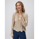 Reserved Prugasta bluza - bež | shoptok.hr