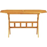  Vrtni set za objed 5 kom. Smeđa Čvrsto drvo akacije 135 x 85 x 75 cm | Shoptok.si