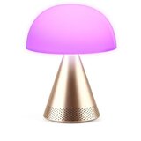 Lexon MINA L AUDIO prijenosna lampa s Bluetooth zvučnikom - Zlatna | shoptok.hr