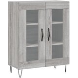  Visoka komoda siva sonome 69,5x34x180 cm od konstruiranog drva | shoptok.hr