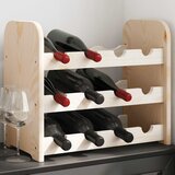  Stalak za vino 43 x 25 x 37 cm od masivne borovine | shoptok.hr