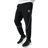 361 DEGREES Muški donji deo trenerke Velvet Pants, Crni