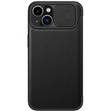  Maska za telefon Nillkin Qin Pro (plain leather) za iPhone 14 Plus 6.7 crna | Eponuda.com