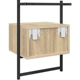  Noćni ormarić zidni boja hrasta 35x30x51 cm konstruirano drvo | shoptok.hr