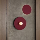 Thoro Bordo rdeča kovinska stenska svetilka ø 50 cm AKE – | Shoptok.si
