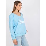 FANCY Sweatshirt-FA-BL-7754.55P-light blue | Shoptok.si