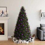  Set od 100 božićnih kuglica ljubičasti | shoptok.hr