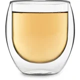 Jumbo šalica za piće | Dvostruki zid | Visokokvalitetno borosilikatno staklo | 410 ml | Jedinstvena