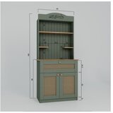 Hanah home Coffee polica zelene boje Lucas 1600 129 | ePonuda.com