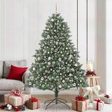 vidaXL Umestno božično drevo med 300 LED Zelena 140 x 140 x 210 cm | Shoptok.si