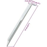 vidaXL Klini za šotor 24 kosov 17 cm Ø20 mm pocinkano jeklo | Shoptok.si