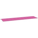 vidaXL Blazina za vrtno klop roza 200x50x3 cm tkanina | Shoptok.si