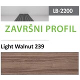 AGT profil Zidni MDF Završni LB-2200-B Light Walnut (239) 2800x100x18mm ( 026-118 ) Cene