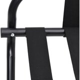  Stalak za prtljagu s naslonom crni 56 x 39 x 52 cm | Eponuda.com