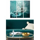 Wallity MDF1366926 Multicolor Decorative MDF Painting (3 Pieces) | Eponuda.ba