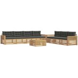  Set vanjskih sofa 8 kom. Bijela i antracit | shoptok.hr