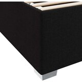  Konstrukcija postelje Črna 200 x 200 cm blago | Shoptok.si
