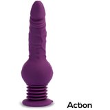 Action Booster Ultra Jet Thruster Vibrator with Powerfull Suction Cup Purple | shoptok.hr
