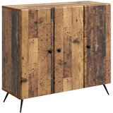 vidaXL Strani šal Star les 89 x 34,5 x 80 cm Inženirski les, (5000218126) | Shoptok.si