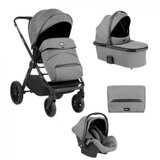 Kolica Tiffany 3in1 premium set sa autosedištem I-Xtend I-size i tvrdom korpom Light Grey KKB20152 XTSET | Eponuda.com