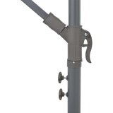  Nihajni senčnik z aluminijastim drogom bordo rdeč 300 cm, (20692909) | Shoptok.si
