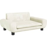 Krevet za pse krem 70 x 45 x 33 cm baršunasti | Eponuda.com