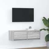 vidaXL TV omarica siva sonoma 80x31x25,5 cm inženirski les | Shoptok.si