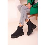Soho Black Matte Women's Boots & Booties 17544 Cene