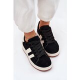 EVENTO Women Sneakers Made Of Eco Suede Black Arlenina | shoptok.hr