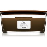 WoodWick Mirišljava sveća Sand & Driftwood Elipse, Siva Cene