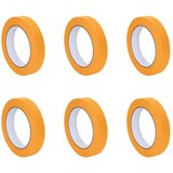 vidaXL Maskirni trakovi za slikarje 6 pcs Rumena 19mm x 50m Papir | Shoptok.si