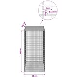  Gabion s žicom debljine 3 5 mm i mrežom 5x2 5 cm 50x100x100 cm - 100 cm 100 cm 50 cm | shoptok.hr