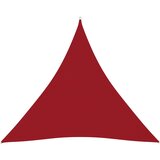 vidaXL Senčno jadro oksford blago trikotno 4,5x4,5x4,5 m rdeče Cene