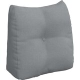  Jastuk za leđa Svijetlo siva 45 x 24 x 50 cm tkanina | shoptok.hr