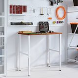  Radni stol tamnosmeđi 100x60x(71,5-98) cm drveni pravokutni | shoptok.hr