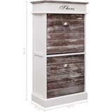 Ormarić za cipele smeđi 50 x 28 x 98 cm od drva paulovnije | shoptok.hr