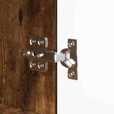  Strani šal Dimljeni oreh 100 x 30 x 65,6 Konstruiran les, (5000092495) | Shoptok.si