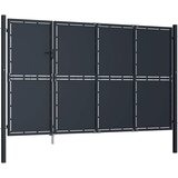  Vrtna vrata Čelik 350x150 cm Antracit | shoptok.hr