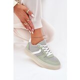 EVENTO Boto Low Women's Sneakers On Platform Green Telmira | Shoptok.si