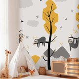  Foto tapeta - Cute Sloths 300x210 Vodootporna | shoptok.hr