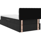  s od storage s uzglavljem Crna 90 x 190 cm Baršun | shoptok.hr