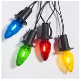  Set za proširenje LED spoljna girlanda CONE FILAMENT 20xE10 14m višebojna / topla bela IP44 | Eponuda.com