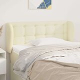  Vzglavje z ušesi krem 83x23x78/88 cm umetno usnje, (20932108) Cene