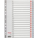 Esselte Pregradni karton 1-20 A4 PP, siv Cene