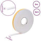  Samoljepljiva pjenasta traka 2 pcs Bijela 20mm x 5m CR pjena | shoptok.hr