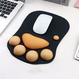 INF Podloga za miško v obliki mačje šape za udobno igranje iger in delo Black, (21749209) | Shoptok.si