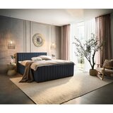 Modern Living Postelja Z Vzmetnico Sontje, Antracit, 160x200 | Shoptok.si