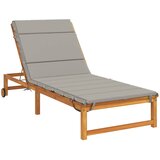  Jastučić za ležaljku GEMERT 100% poliester Siva 200 x 80 x 3 cm Slike