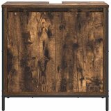 Ormarić za umivaonik od dimljenog hrasta 60x34,5x60 cm | shoptok.hr