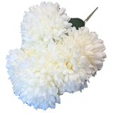  Umjetni buket KRIZANTEMA 47 CM 7 CVJETOVA KREM Cijene